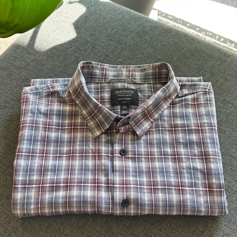 Nordstrom Multicolor Plaid Casual Shirt